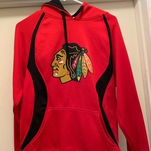 Officially licensed Chicago Blackhawks Hoodie.